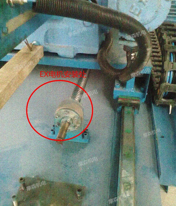 防爆伺服電機應用在彈藥清理設備上